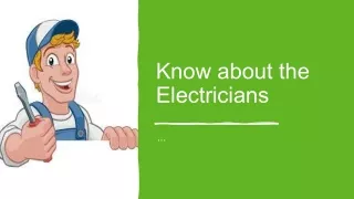 Know about the Electricians .pdf