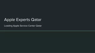 Apple Experts Qatar - Best Apple Service Center Qatar