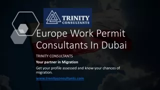 Europe Work Permit Consultants In Dubai_