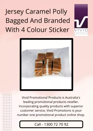 Increase Your Brand Visibility with Promotional Jersey Caramel Chocolate