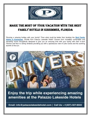 Best Family Hotels in Kissimmee