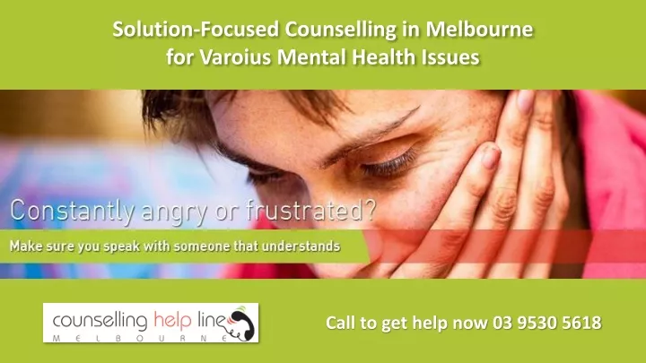 solution focused counselling in melbourne