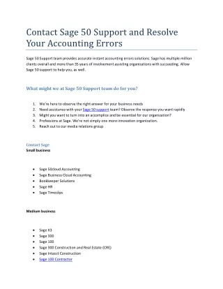 contact sage 50 support and resolve your