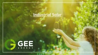 Industrial Solar - GEE Energy