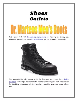 Dr. Martens Men's Boots