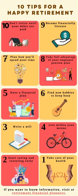 10 tips for a happy retirement