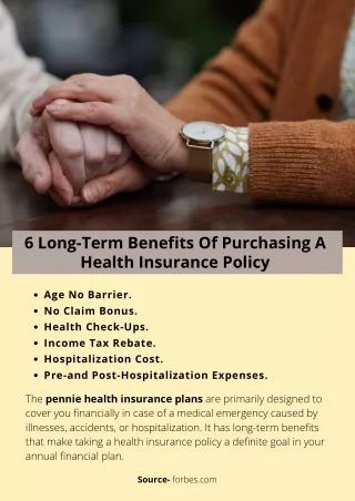 6 Long-Term Benefits Of Purchasing A Health Insurance Policy