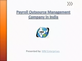 Payroll Outsource Management Company in India