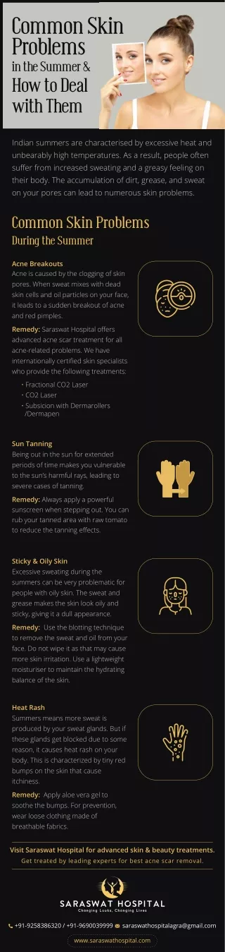common skin problems in the summer how to deal