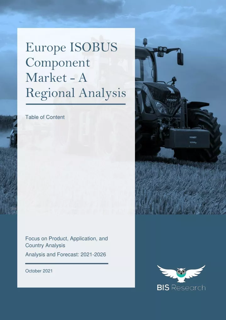 europe isobus component market a regional analysis