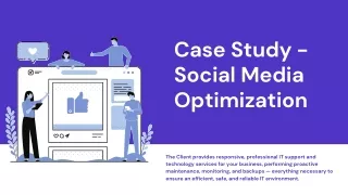 case study social media optimization