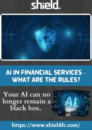 ai in financial services what are the rules
