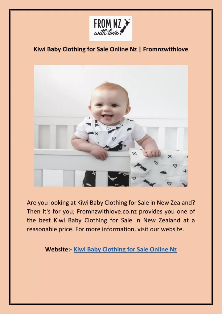 kiwi baby clothing for sale online