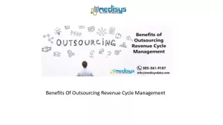 benefits of outsourcing revenue cycle management