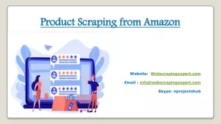 product scraping from amazon