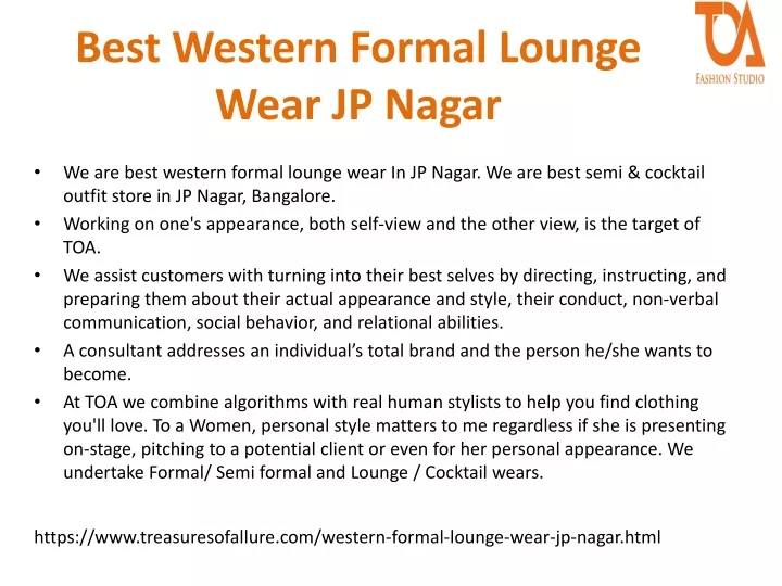 best western formal lounge wear jp nagar