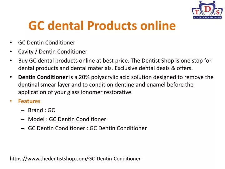 gc dental products online