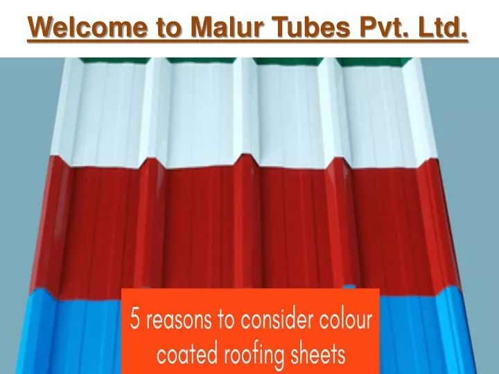 welcome to malur tubes pvt ltd