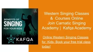 Online Carnatic Music Classes | KAFQA Academy