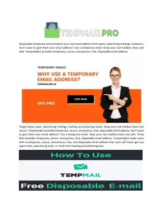 disposable temporary email protects your real