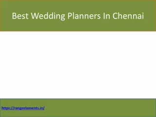 best wedding planners in chennai