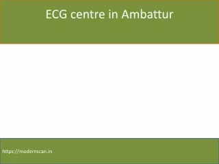 ecg centre in ambattur