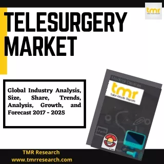 Telesurgery Market Size, Growth, Trends and Forecast 2020 to 2030