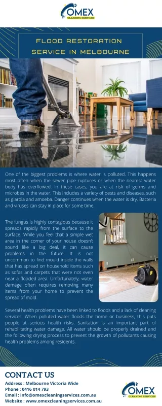 Flood Restoration Service in Melbourne