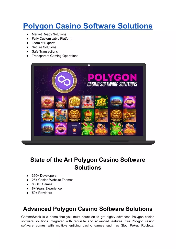 polygon casino software solutions