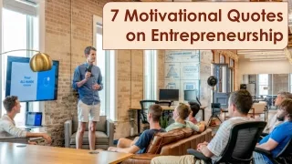 Entrepreneurship Motivation
