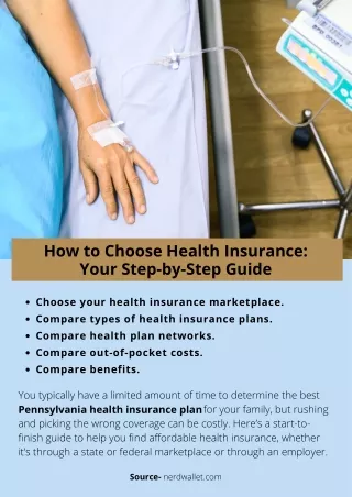 How to Choose Health Insurance Your Step-by-Step Guide