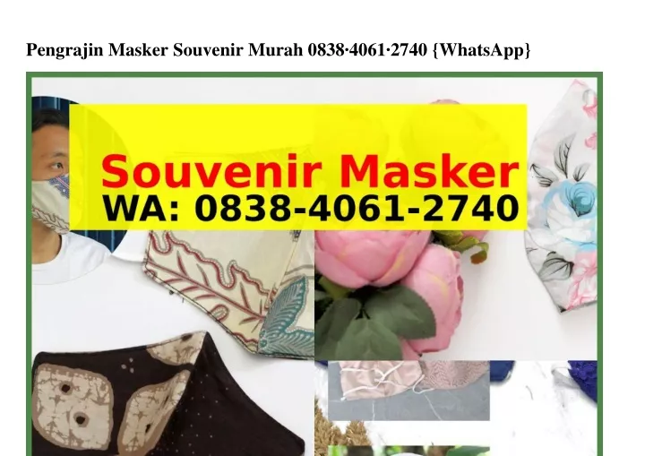 pengrajin masker souvenir murah 0838 4061 2740
