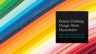 Festive Clothing Design Work - Mymoledro