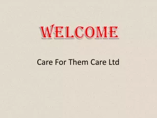 welcome