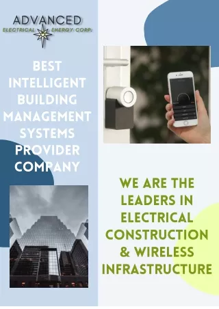 Intelligent Building Management Systems - Advanced Electrical and Energy
