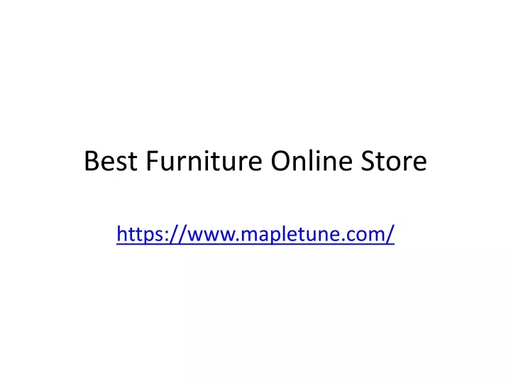 best furniture online store