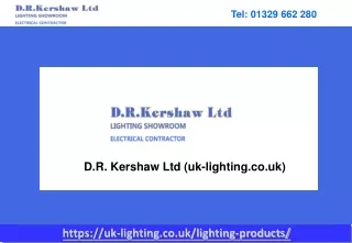 Lighting Solutions For Designer In Portsmouth