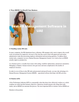 4 ways hrms can benefit your business