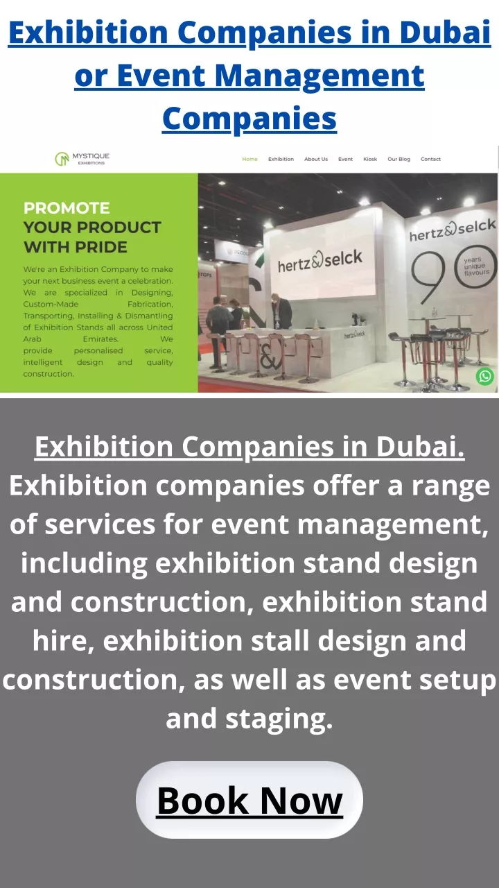 exhibition companies in dubai or event management