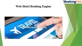 Web Hotel Booking Engine