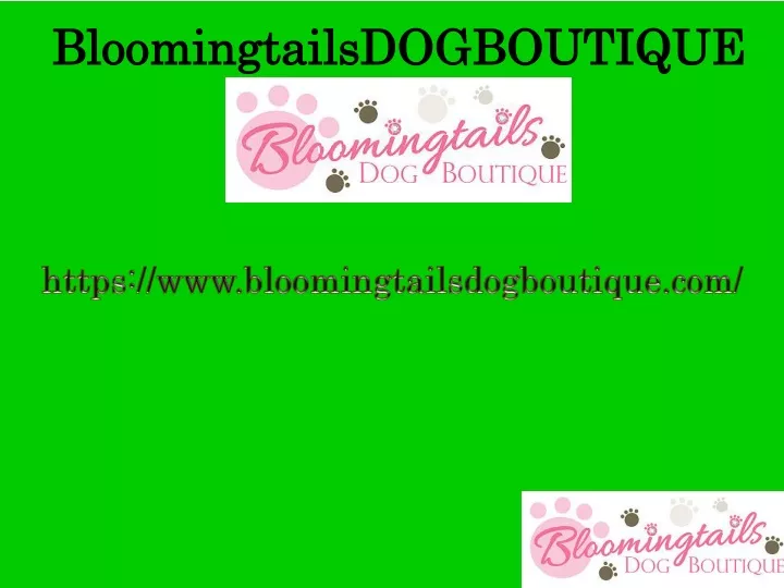 bloomingtailsdogboutique