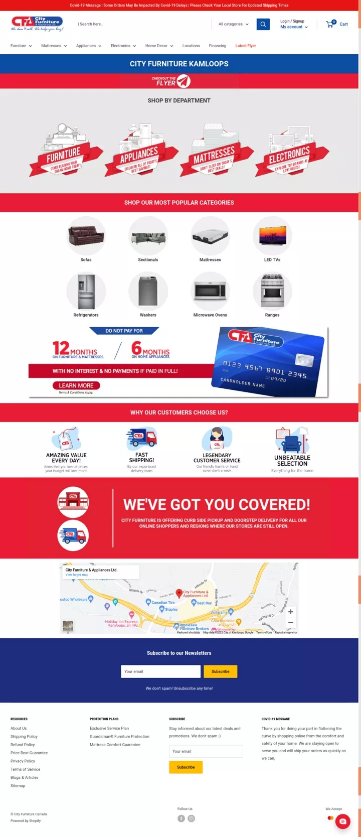 PPT City Furniture Kamloops PowerPoint Presentation, free download