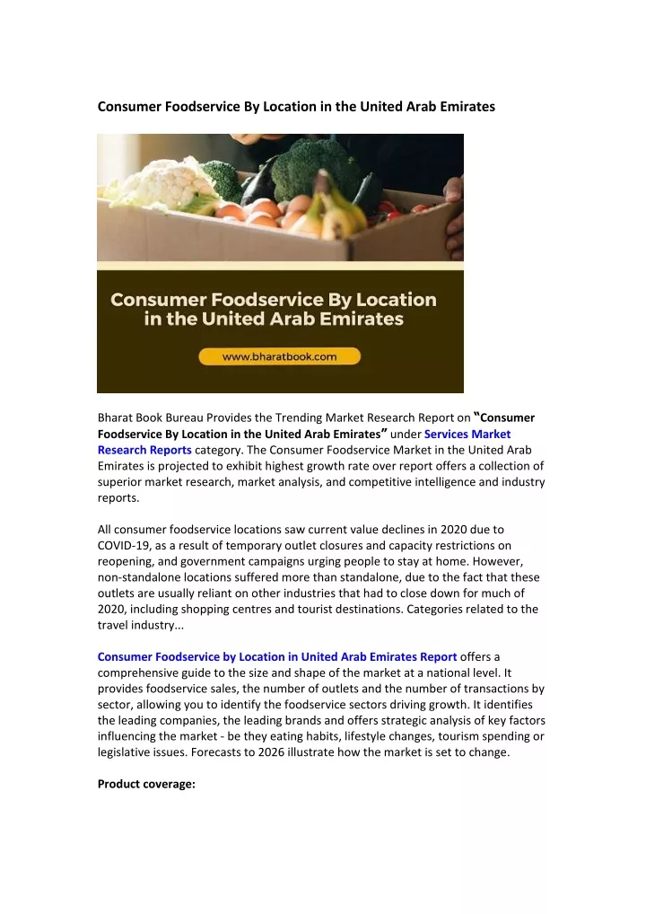 consumer foodservice by location in the united