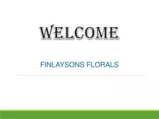 welcome