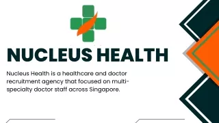 nucleus health nucleus health is a healthcare