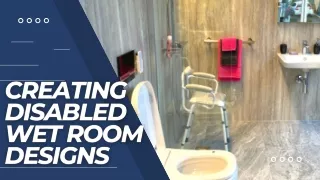 Creating Disabled Wet Room Designs