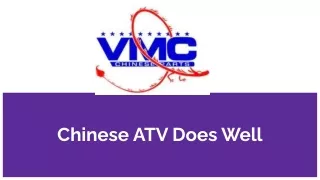 chinese atv does well