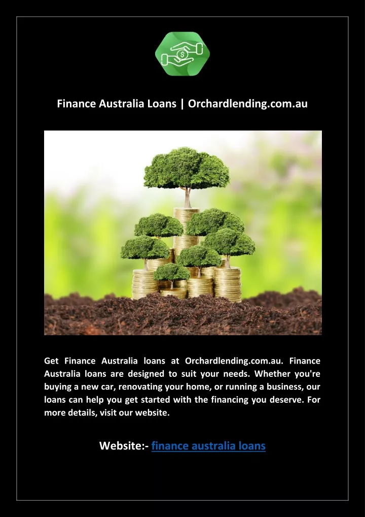 finance australia loans orchardlending com au