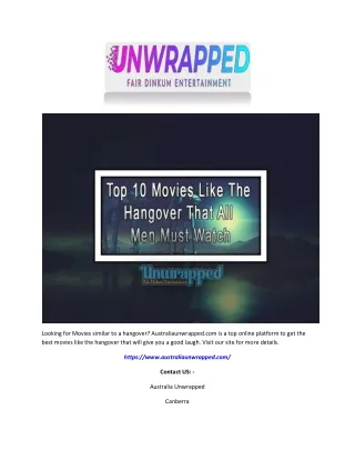 Movies Like Hangover | Australiaunwrapped.com