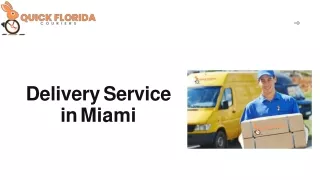 delivery service in miami